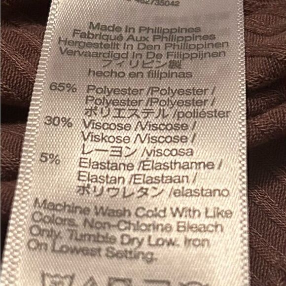 Madewell Ribbed Turtleneck Womens Size 1X Taupe Lightweight New - Picture 8 of 8